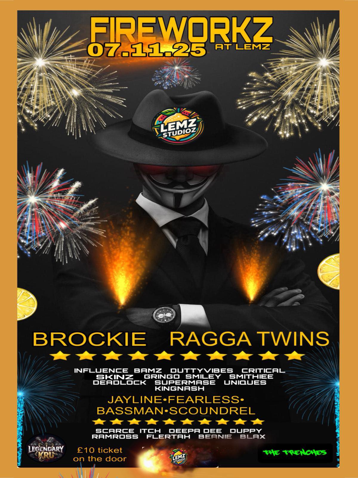 Lemz - 🎆 FIREWORKZ @ LEMZ STUDIOZ 🎆 📅 07.11.25 📍 LEMZ Studioz Get ready ...