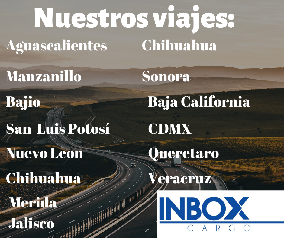 INBOX CARGO - Contamos con cobertura alrededor de la...
