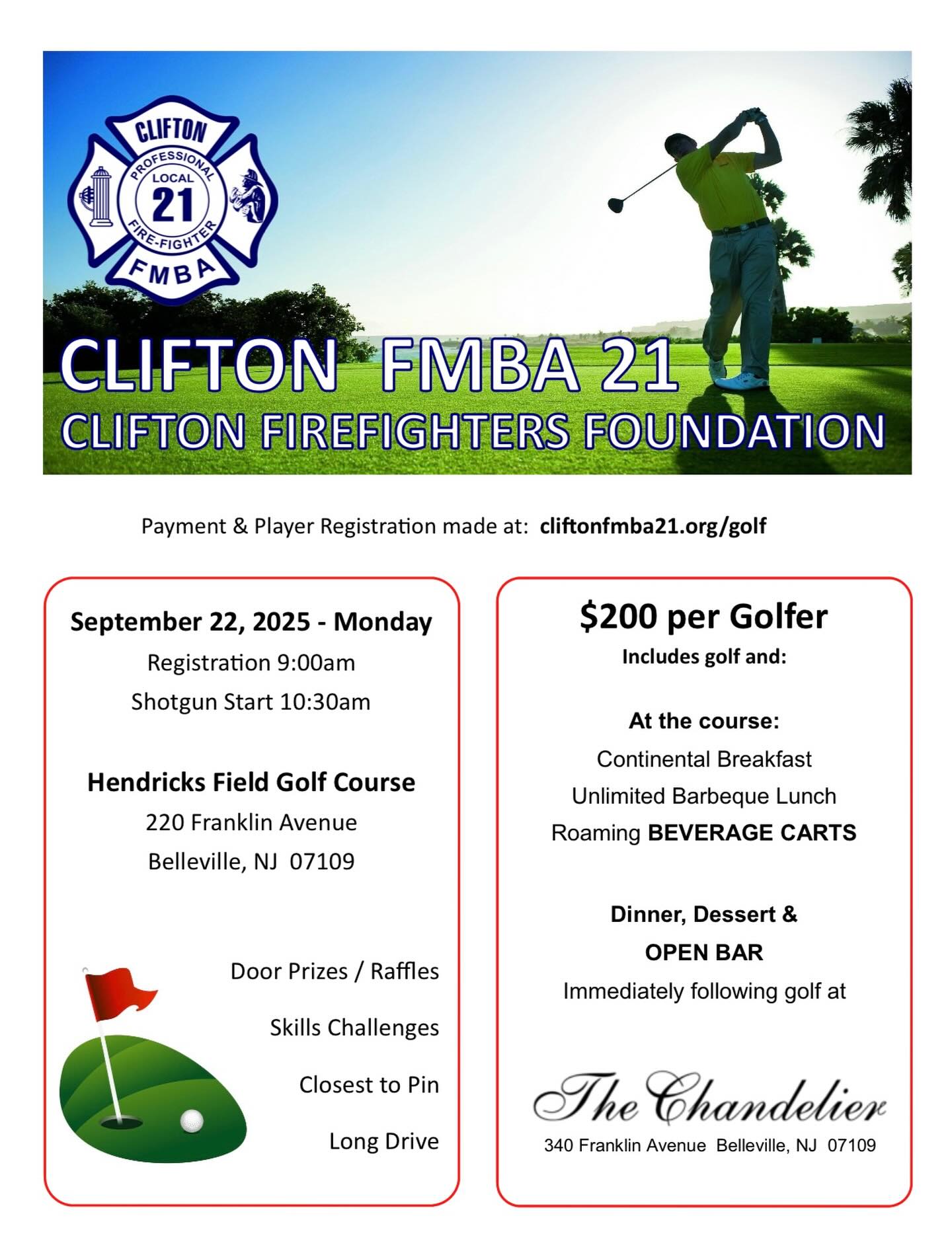 Clifton - 📅⛳️ SAVE THE DATE! ⛳️📅 🔥 The Highly Anticipated 2nd Annual ...
