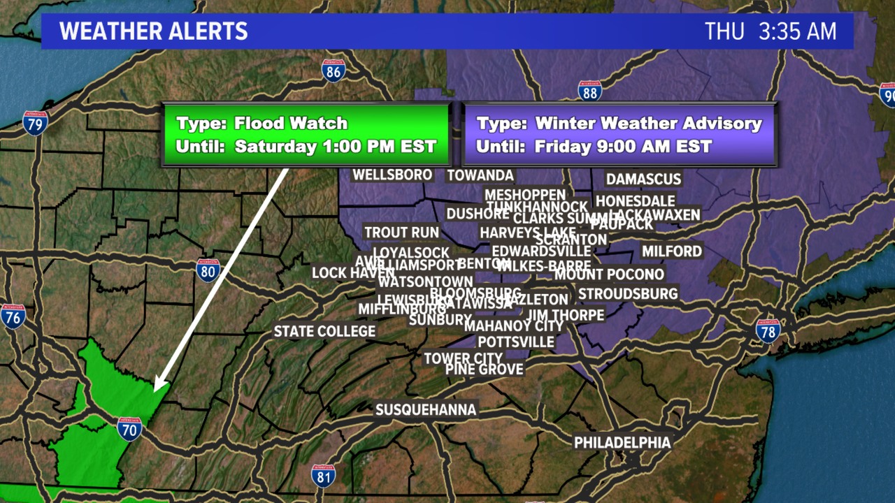WNEP Weather - Winter Weather Advisory has been issued by... | Facebook
