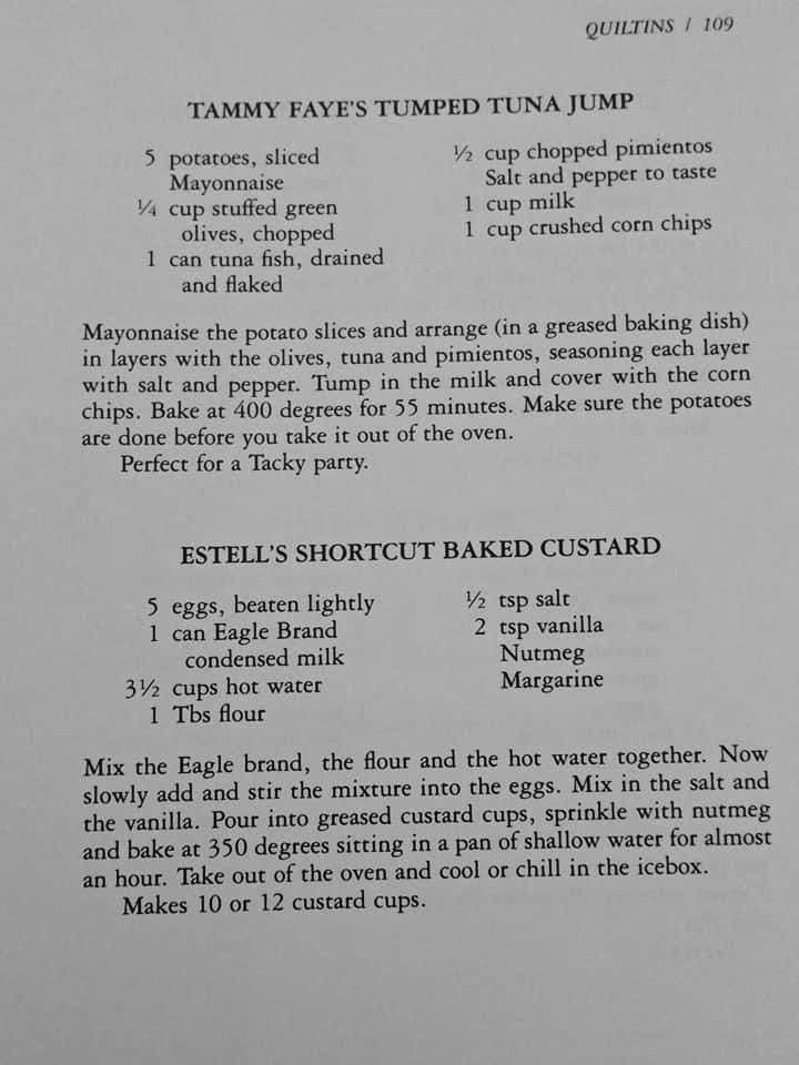 Charity's - Tammy Faye's Tumped Tuna Jumped Estrell's Shortcut Baked ...