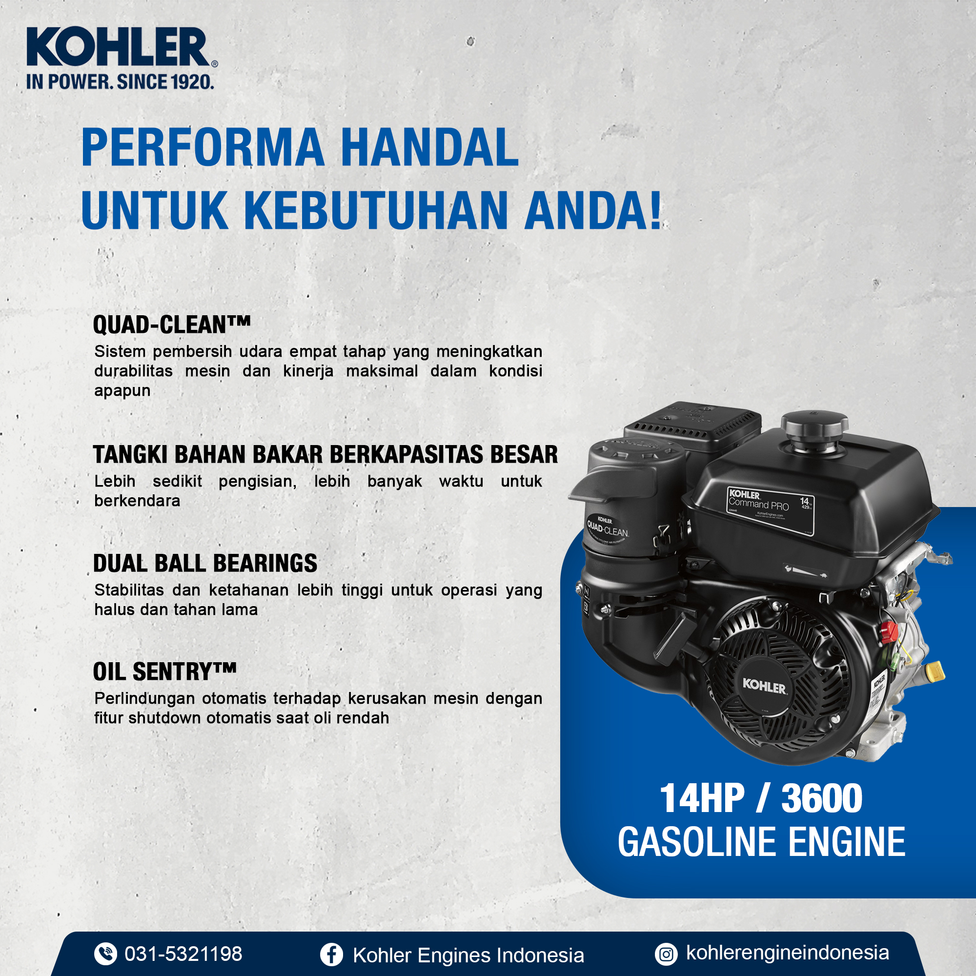 Kohler Engines Indonesia | Surabaya