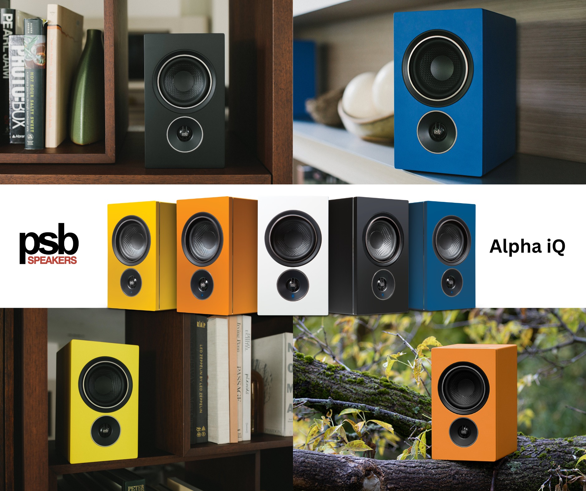 Amber - Experience sound, your way. The PSB Speakers Alpha iQ delivers ...