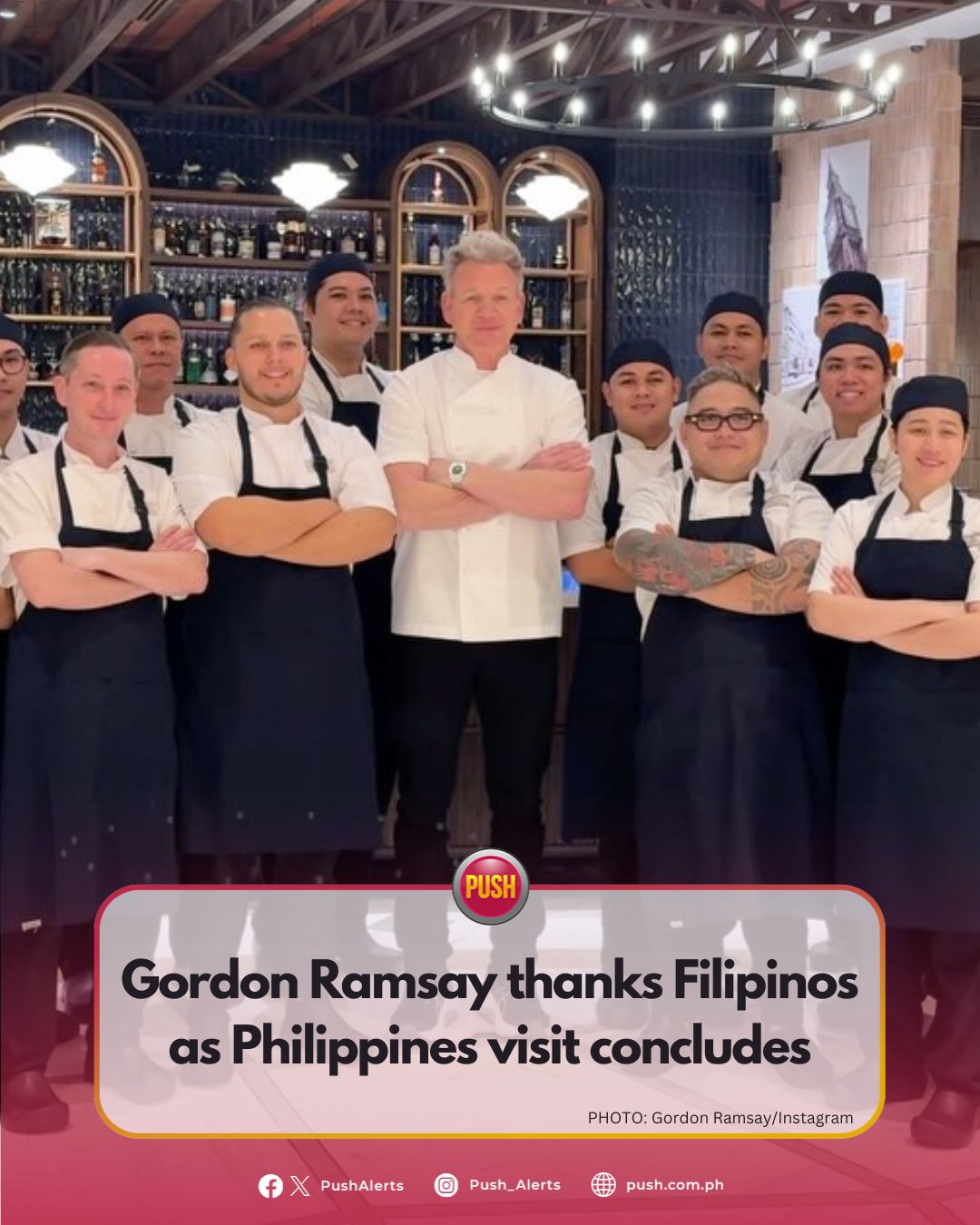 PUSH - Multi-Michelin star celebrity chef #GordonRamsay penned a ...