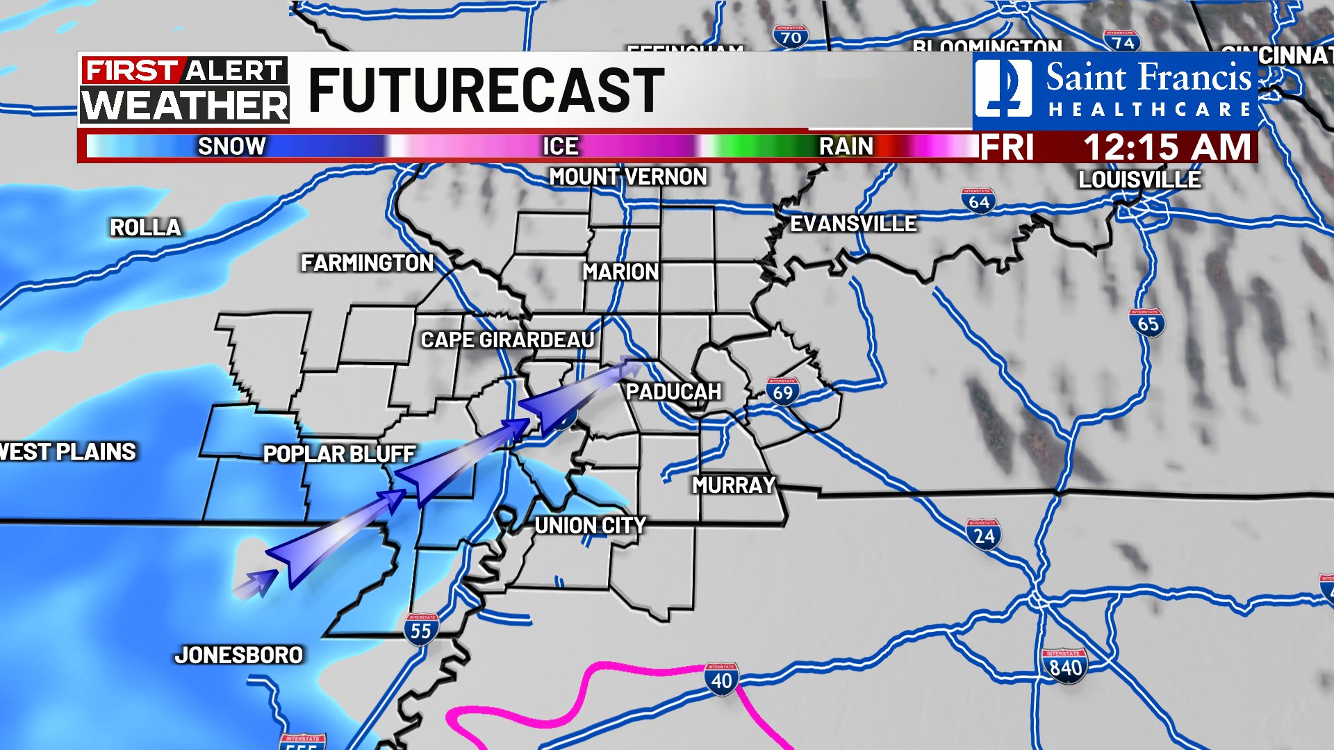 This next system is getting close... - Brian Alworth KFVS | Facebook