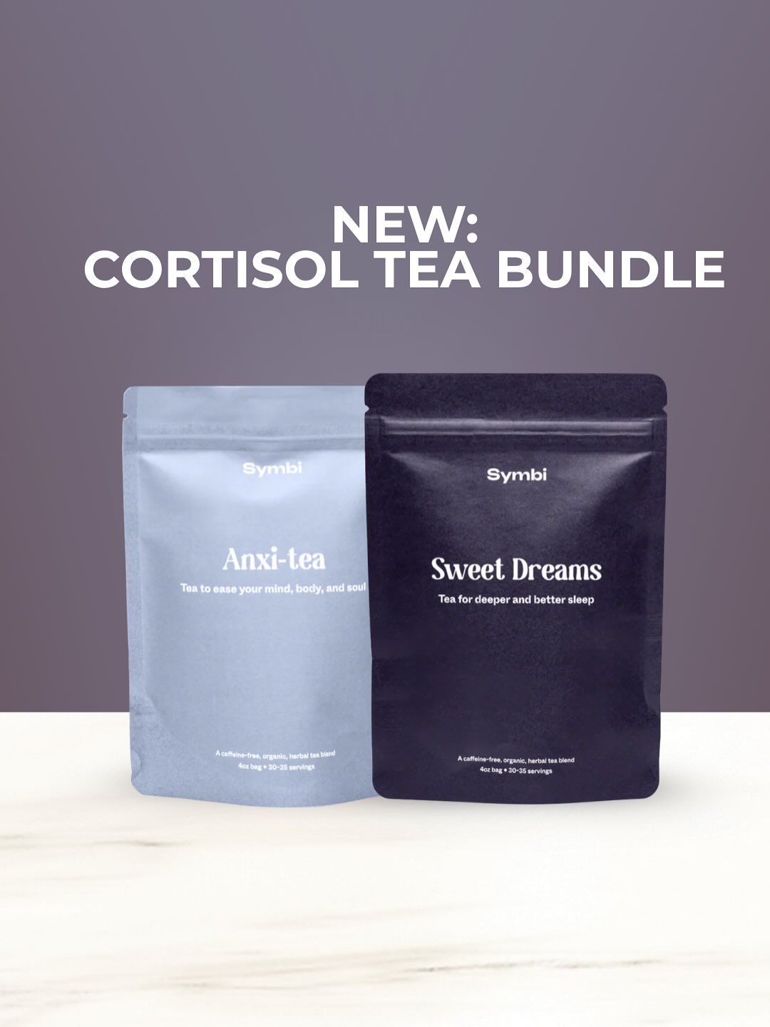 Symbi - Introducing our Cortisol Tea Bundle. 😌 These teas... | Facebook