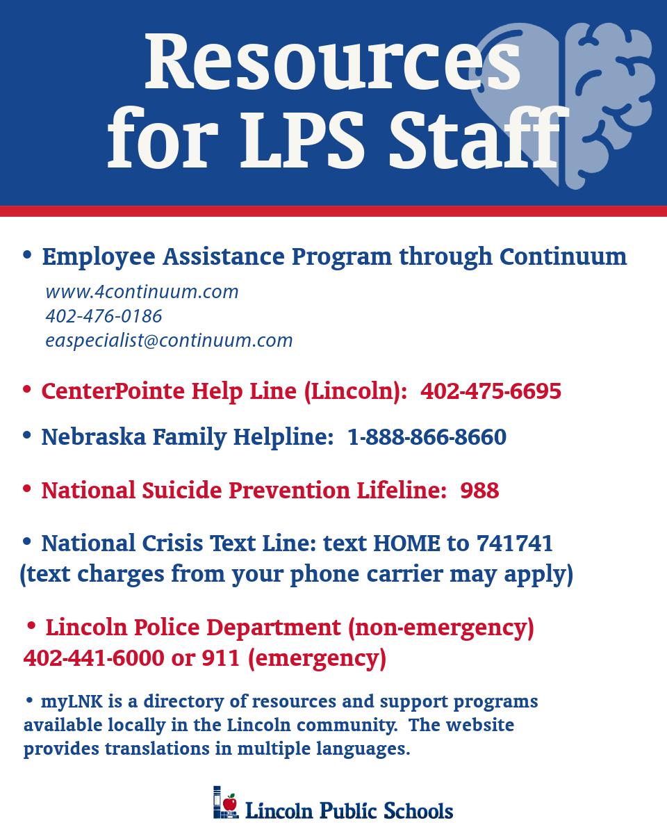 Lincoln - May is #MentalHealthAwarenessMonth and Lincoln Public Schools ...