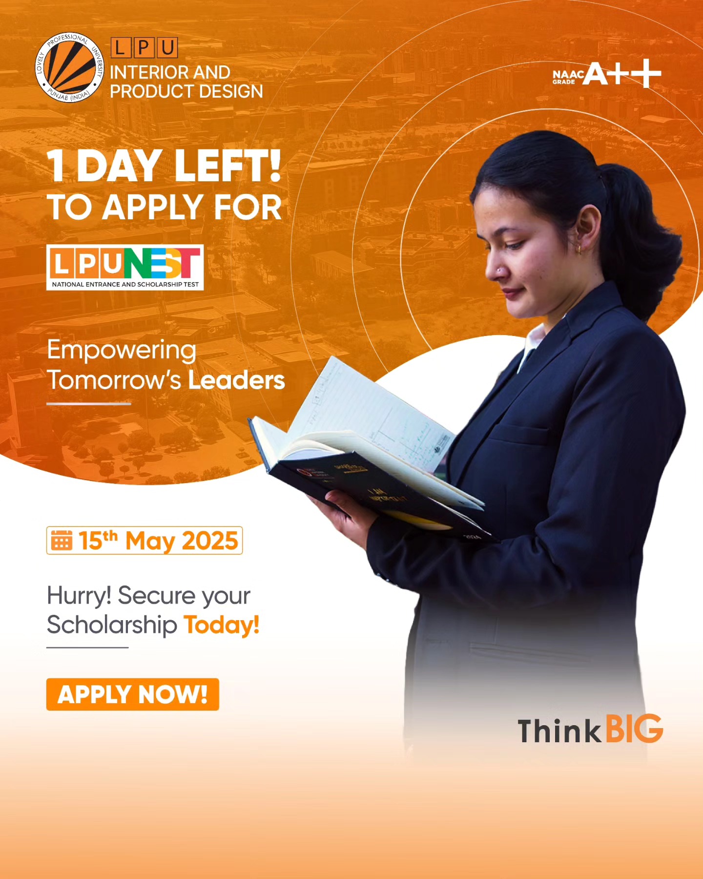 LPU - Just 1 Day Left! Scored big in CBSE? Don’t miss your chance to ...