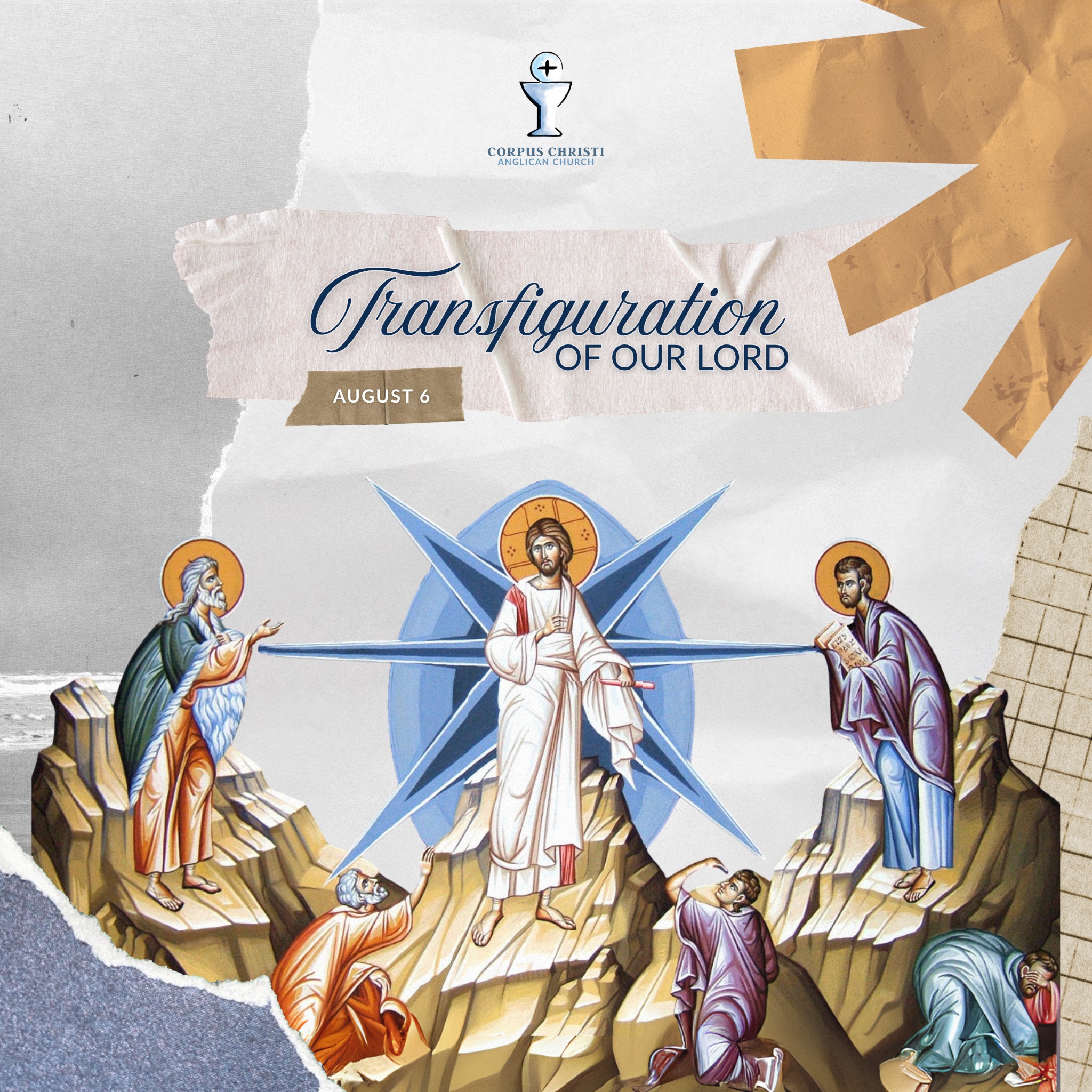 Corpus - Tomorrow, August 6, is the feast of the Transfiguration of our ...