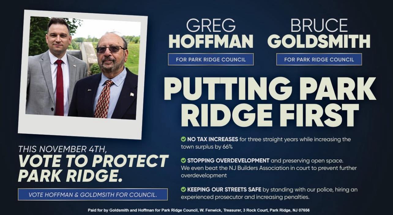 Hoffman and Goldsmith for Park Ridge Council