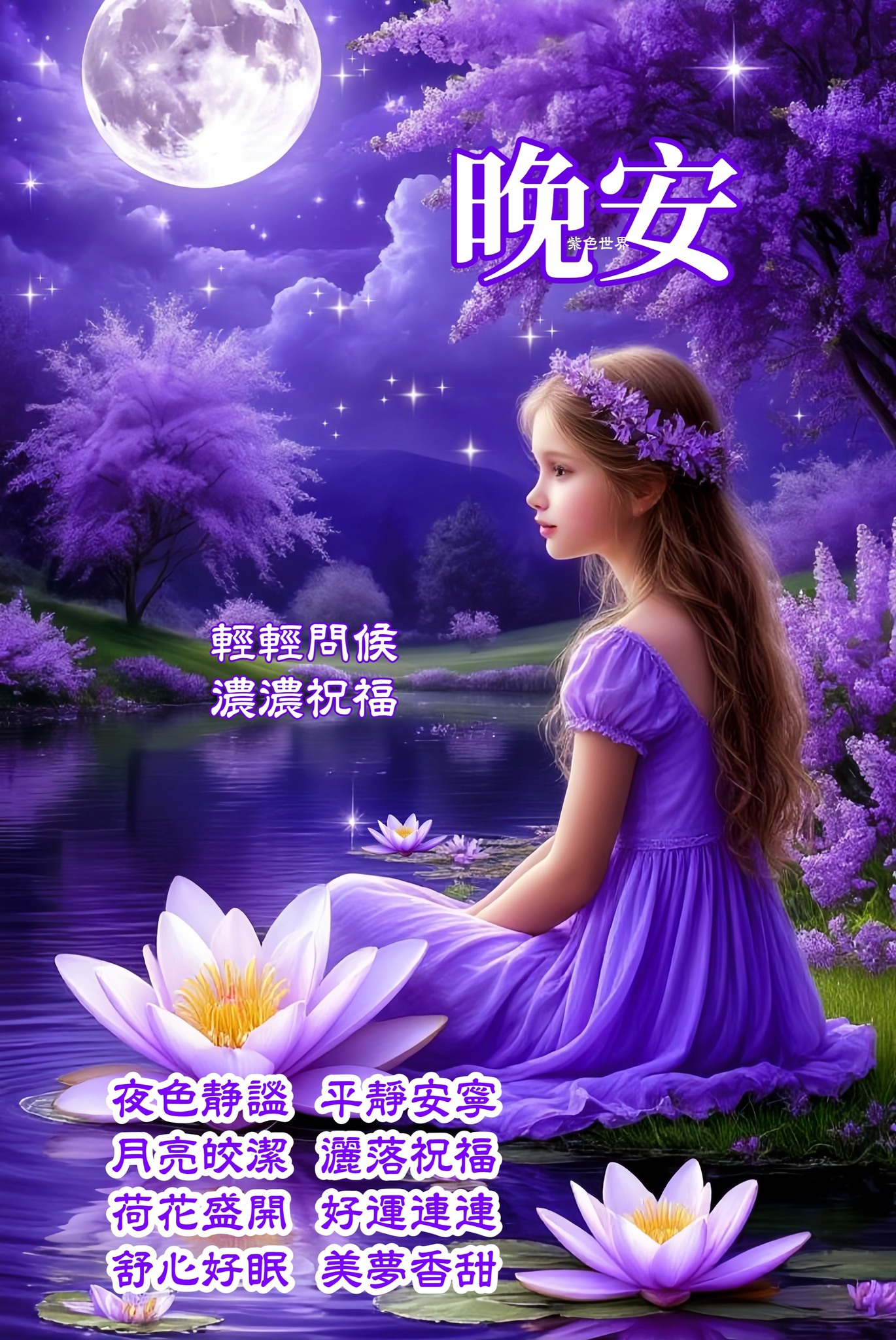 💜今晚的月亮 🌕... - 紫色世界 Purple World | Facebook