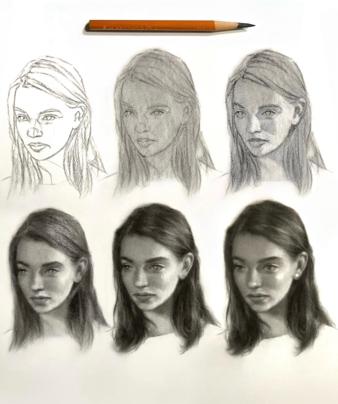 Ryan Hossein - My charcoal drawing process 🏽 Materials... | Facebook