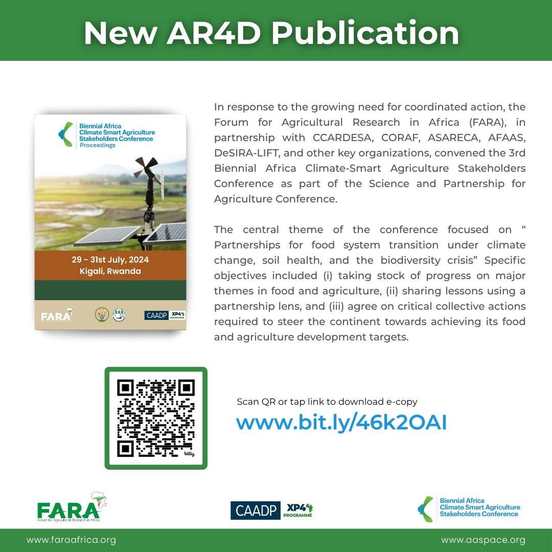 Forum for Agricultural Research in Africa - FARA | Accra