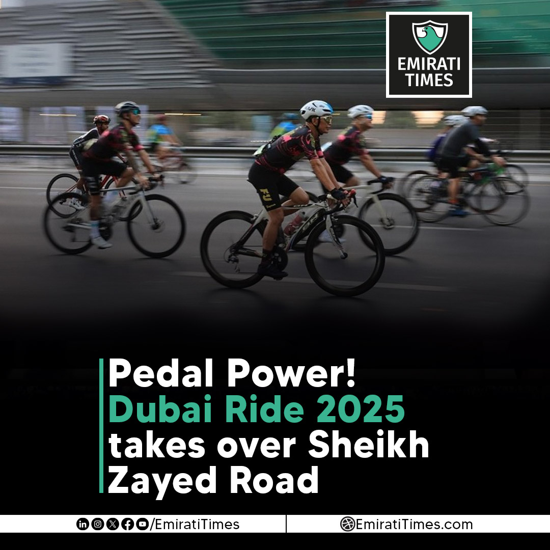 Emirati - Thousands cycled through Sheikh Zayed Road for Dubai Ride ...