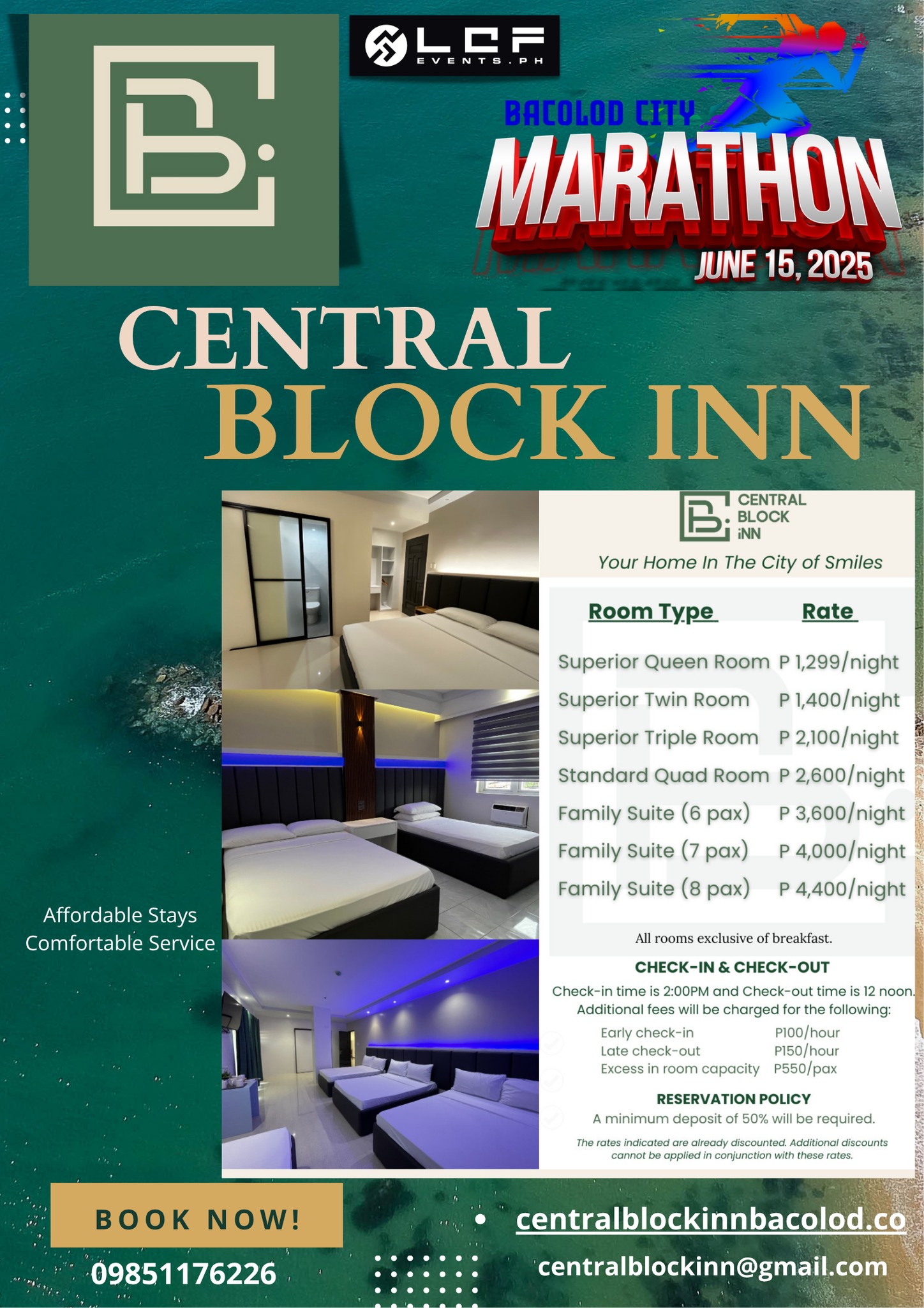 Bacolod - Big thanks to Central Block Inn,our official accomodation ...