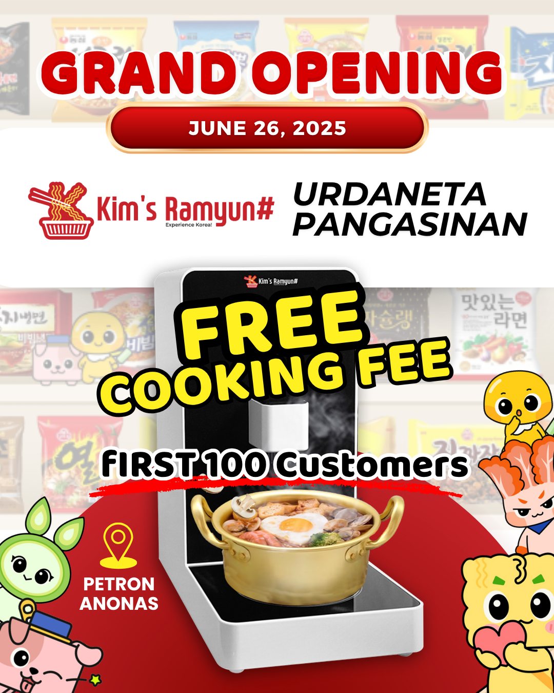 Kim's - 📣 PANGASINAN, GET READY! Kim’s Ramyun is opening on June 26 ...