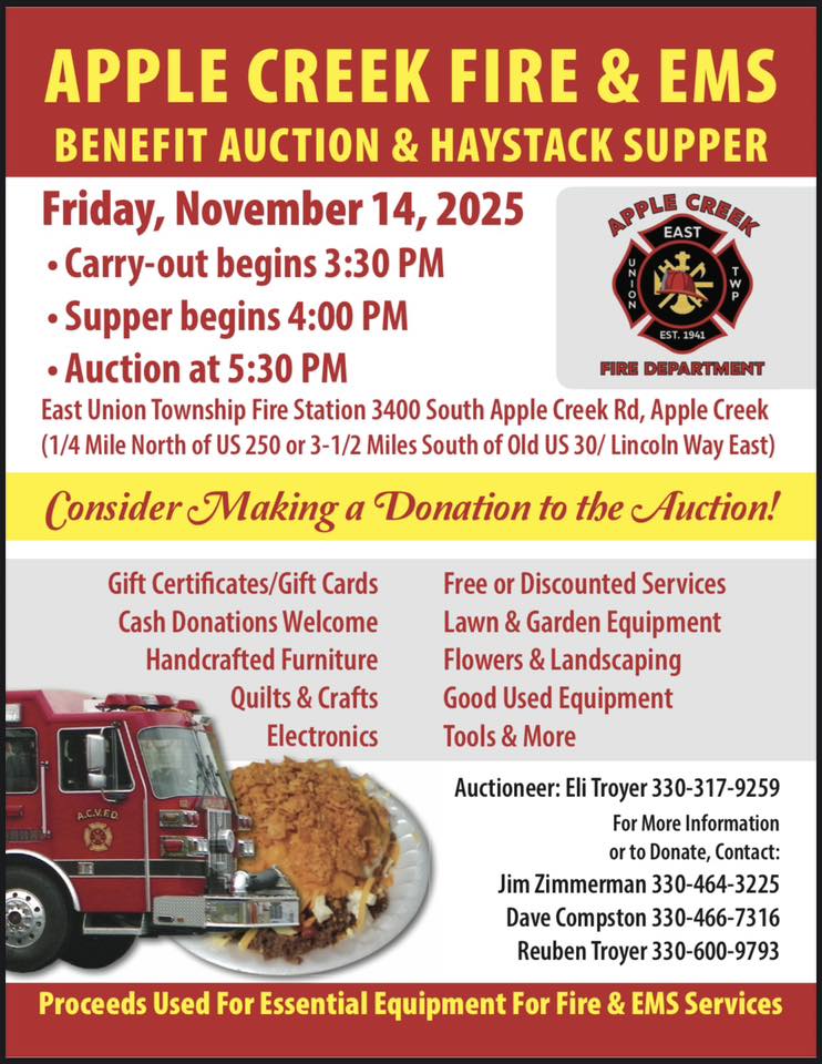 2025 Benefit Auction and Haystack Supper