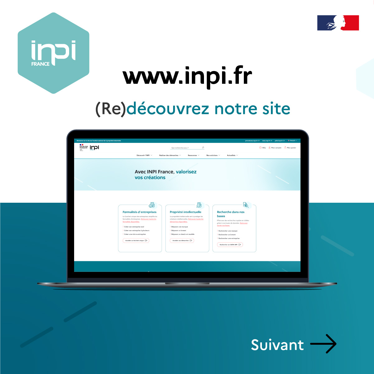 INPI France - 📣 Découvrez le nouveau site inpi.fr ! Nous... | Facebook