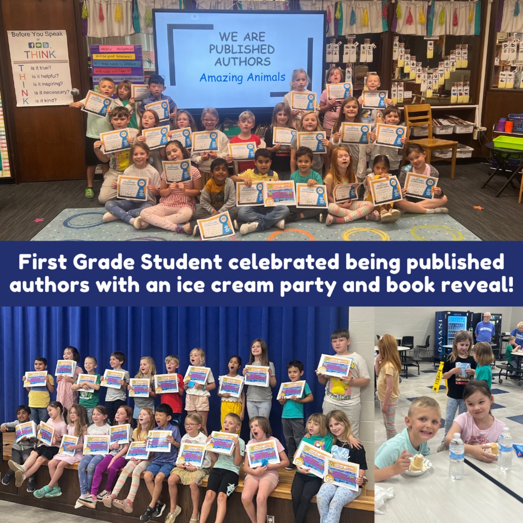 Greenwood - First Grade Student celebrated being published authors with ...