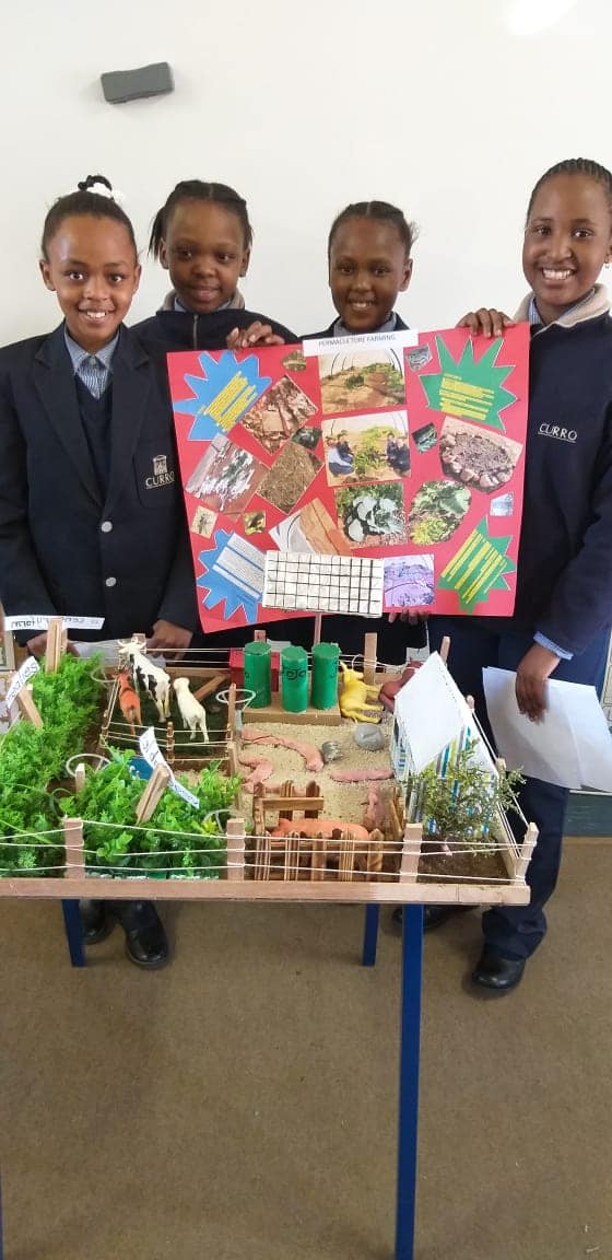 The grade 4 learners presenting their... - Curro Klerksdorp