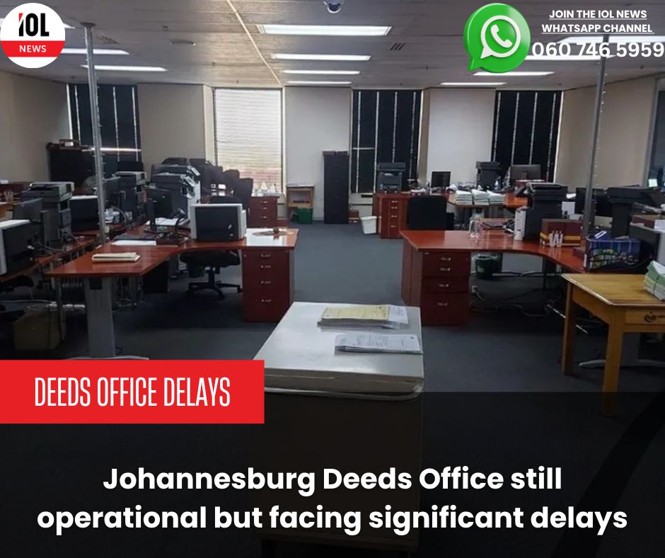 IOL News - The Johannesburg Deeds office is operational... | Facebook
