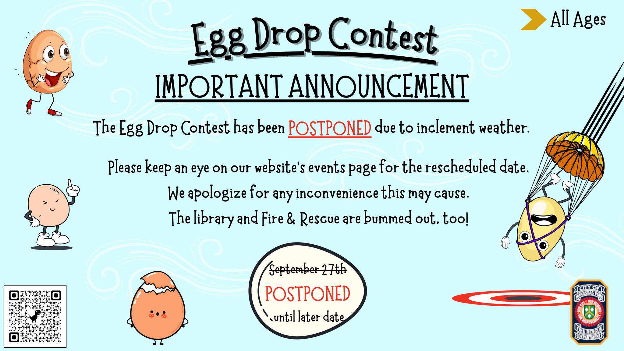 Important announcement: Due... - Manassas Park City Library | Facebook