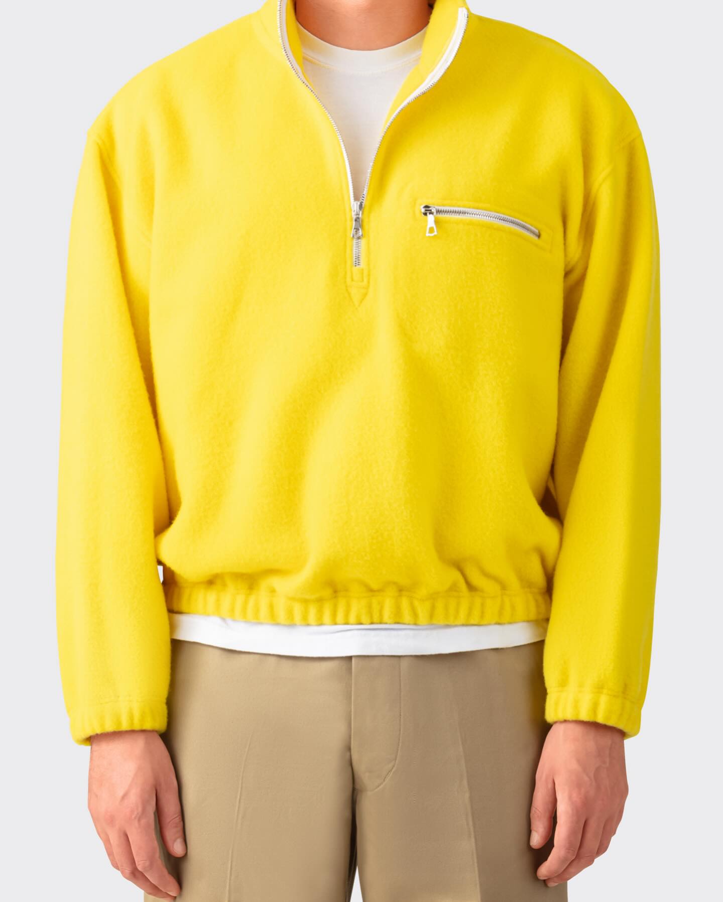 RIER POLAR FLEECE イエロー Mサイズ RIER 