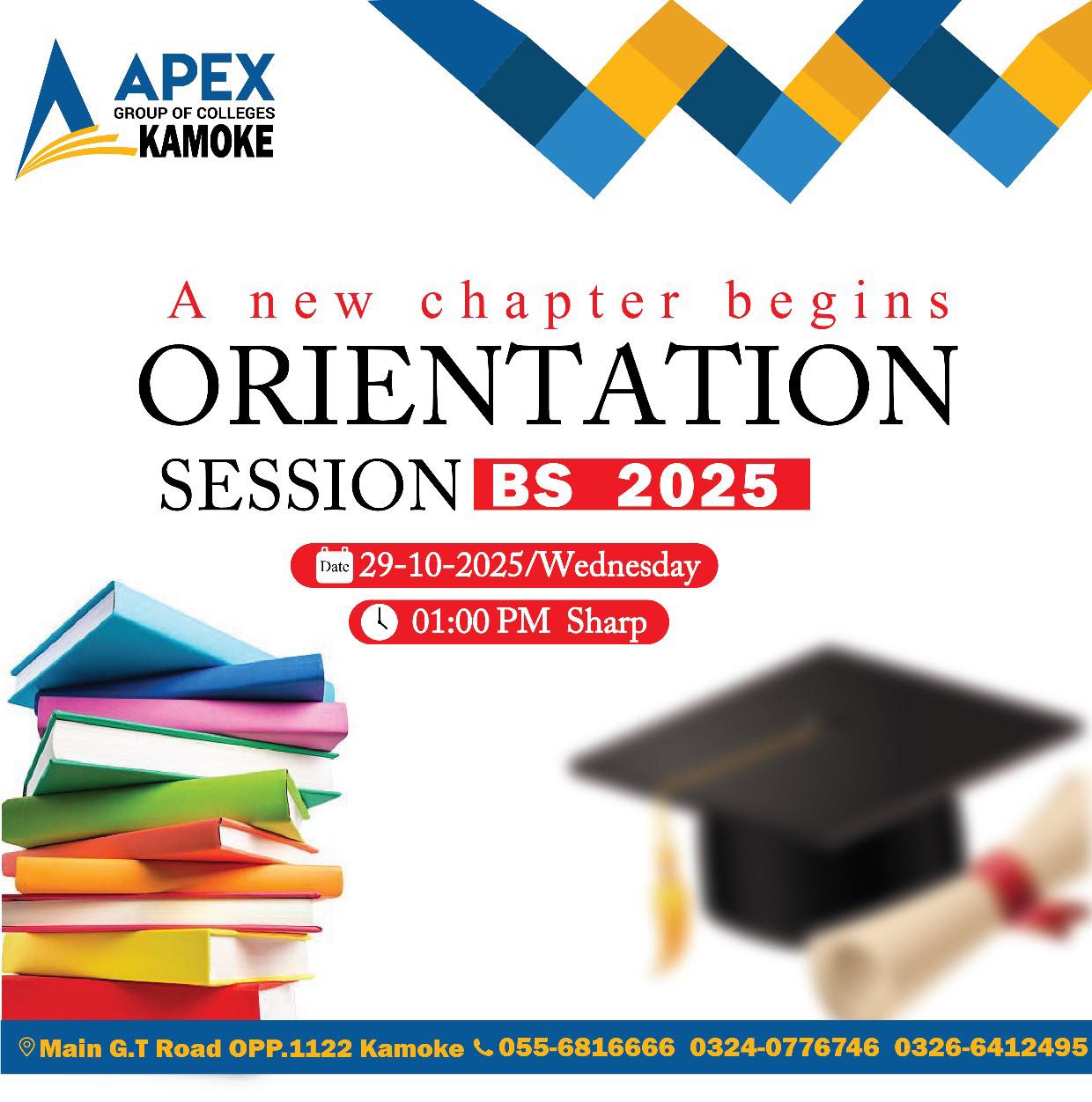 APEX - 🎓 A New Chapter Begins! We are excited to welcome our BS Session ...