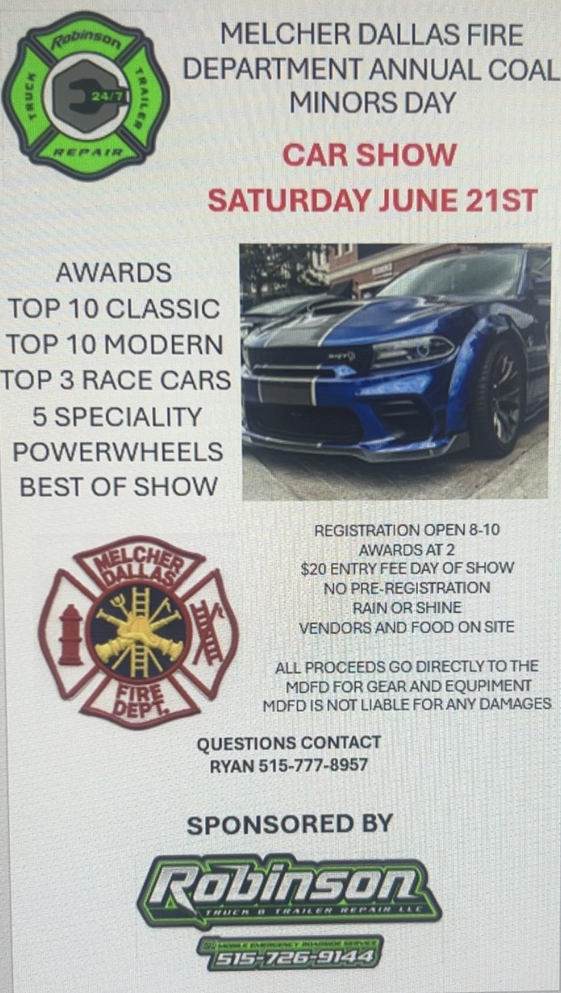 MDFD Annual Coal Miners Car Show