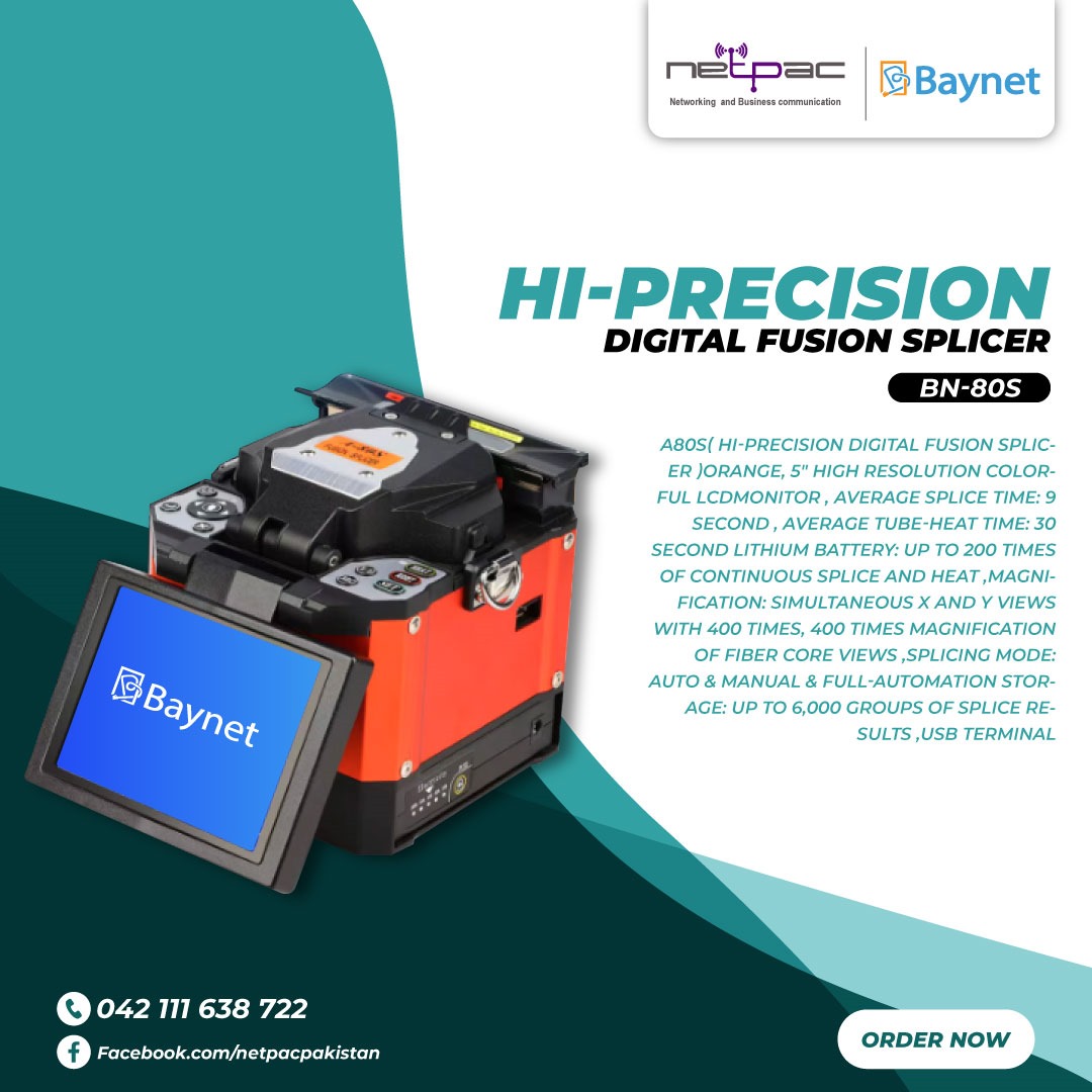 Netpac - 📍BAYNET Hi-Precision Digital Fusion Splicer 👉... | Facebook