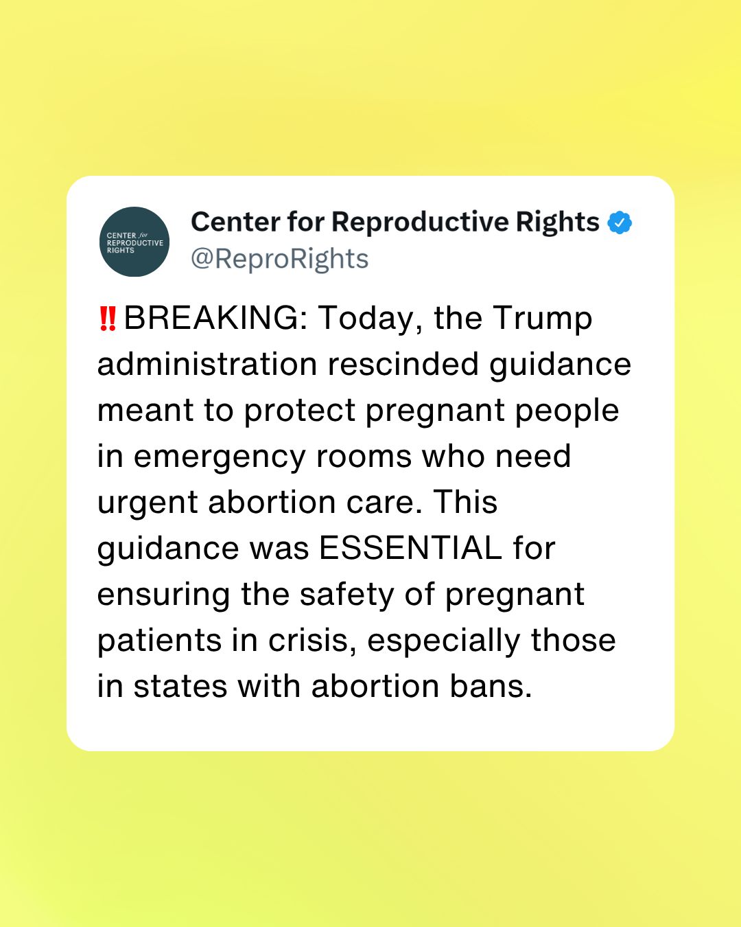 Center - The Trump Administration has announced that the Department of ...