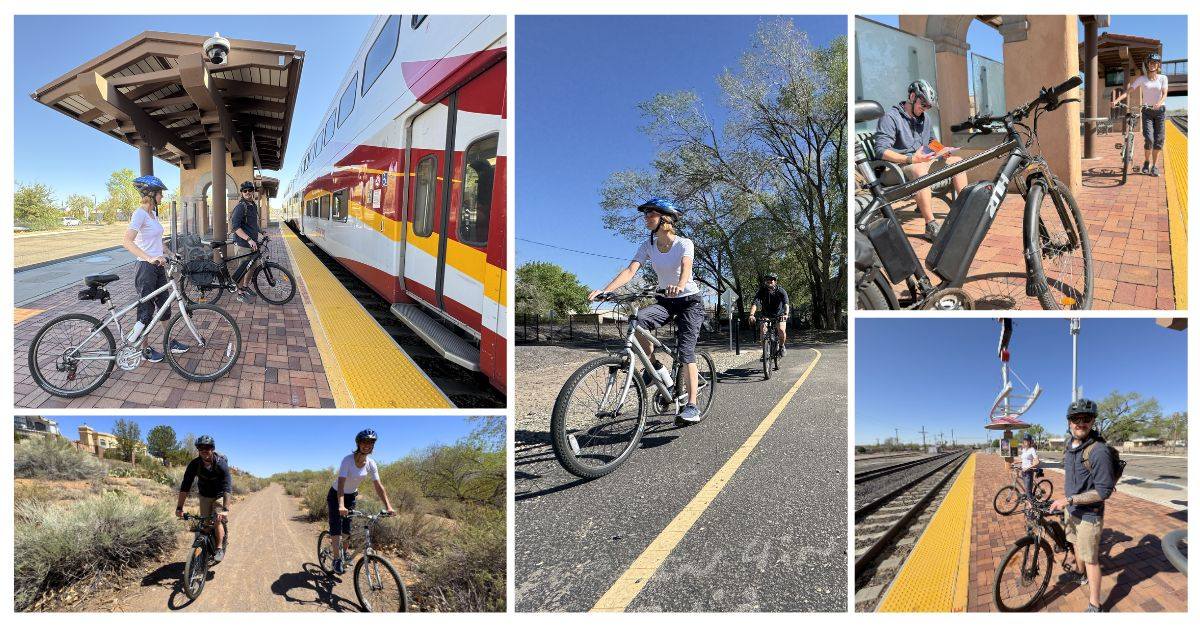 New - Rio Metro staff recently took bikes on the Rail Runner and ...
