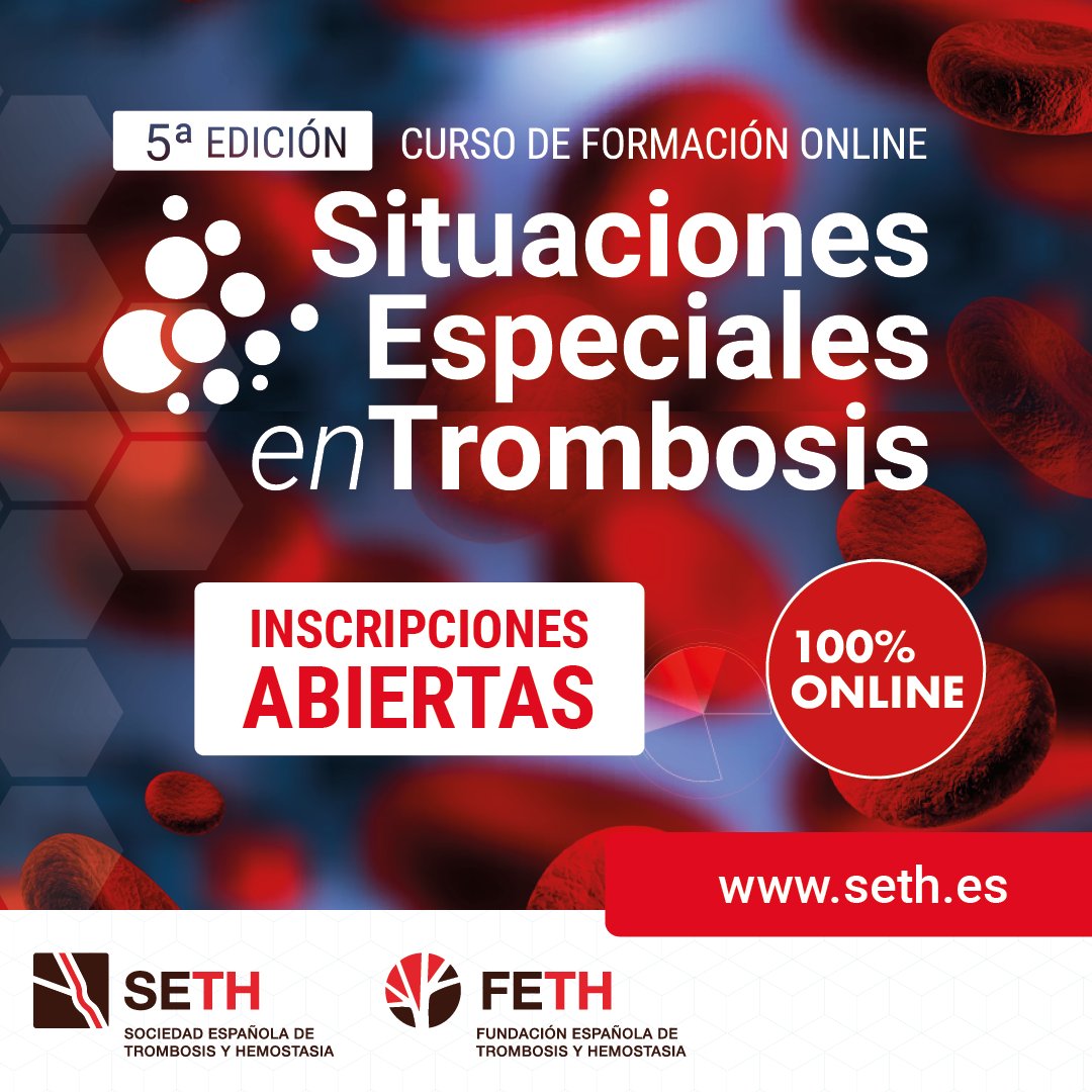 🔴... - Sociedad Española de Trombosis y Hemostasia | Facebook