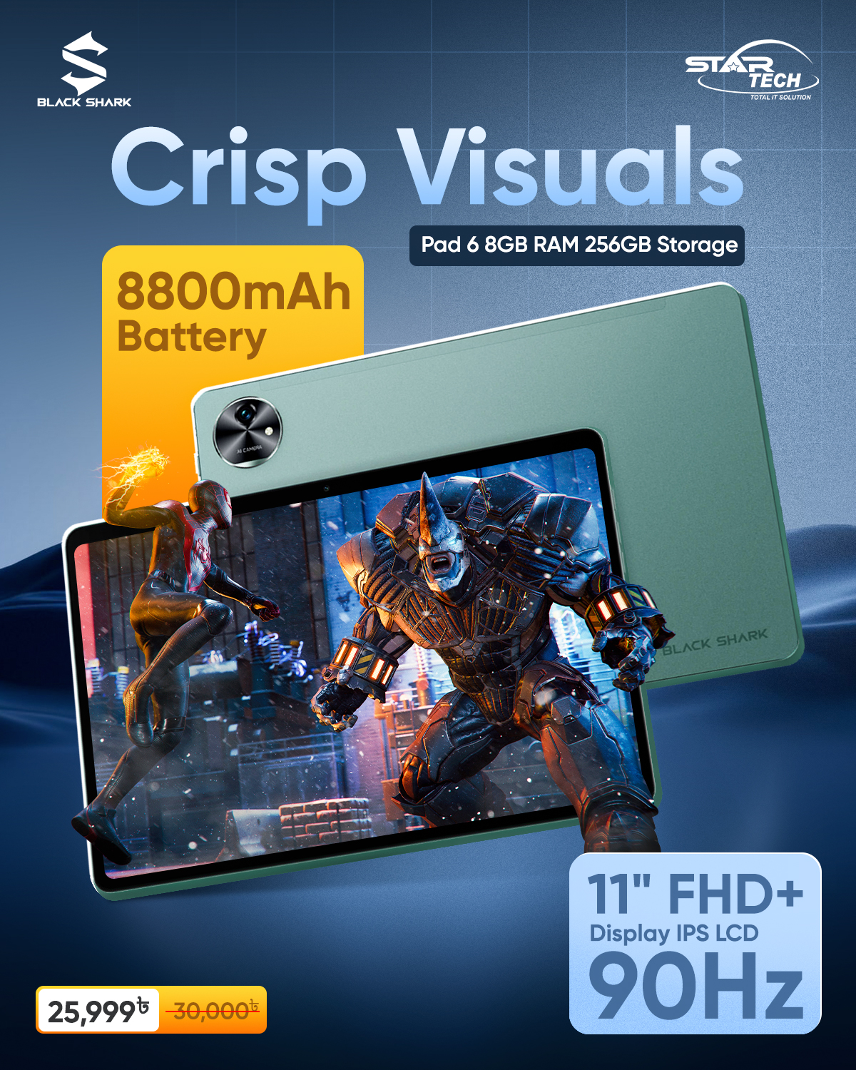Star - The Black Shark Pad 6 is the ultimate all-in-one tablet for work ...