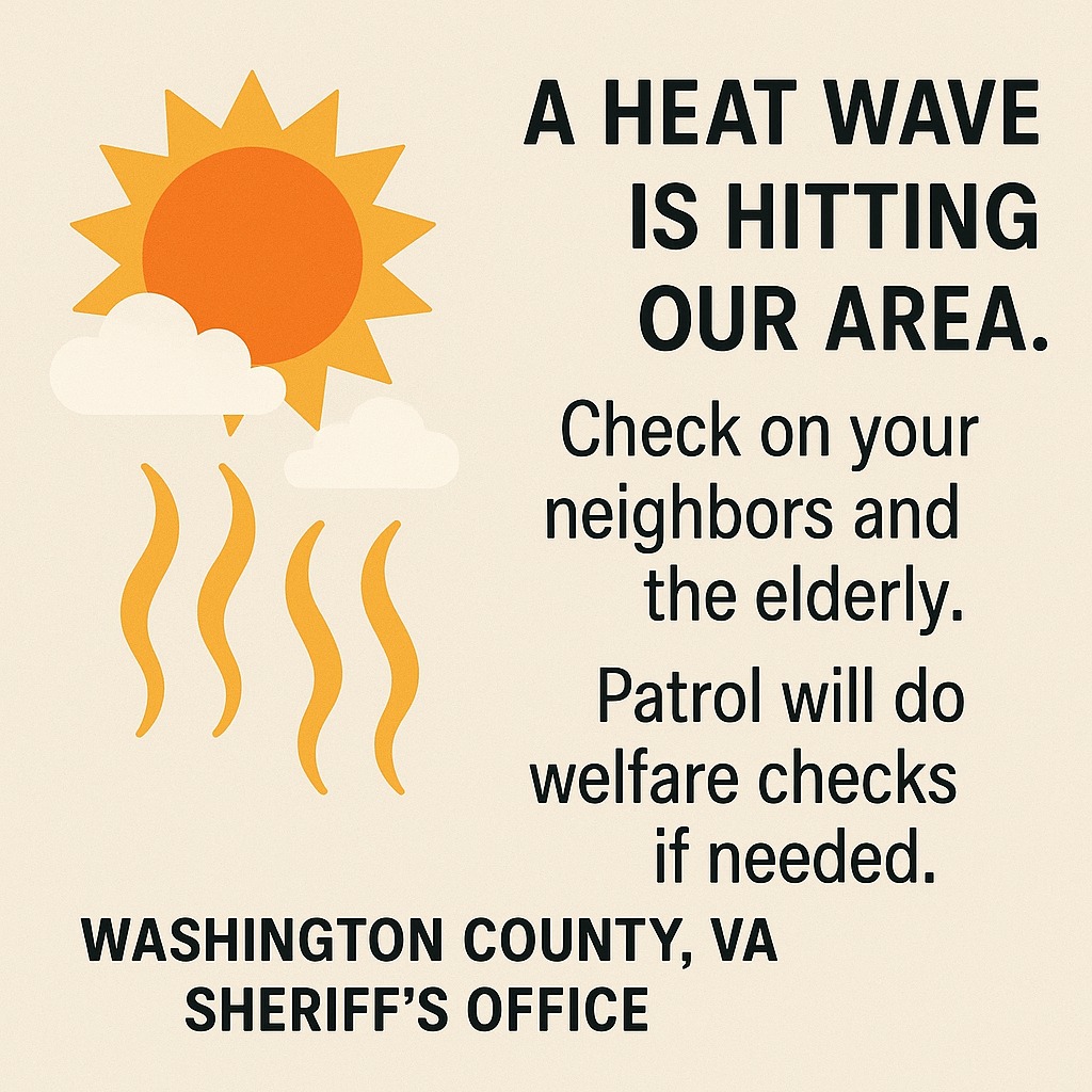 Washington - 🚨 HEAT WAVE ALERT 🚨 The Washington County Sheriff’s Office ...