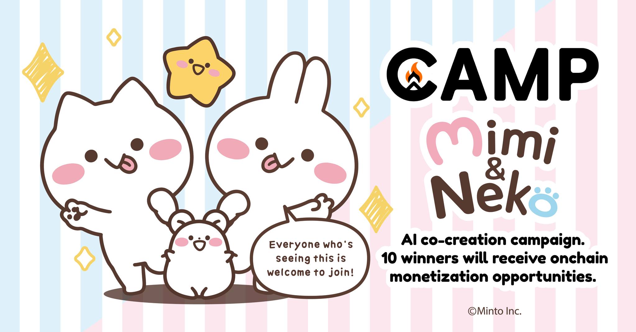 Minto's Mimi & Neko, one of Japan's largest IPs with 5B+ sticker