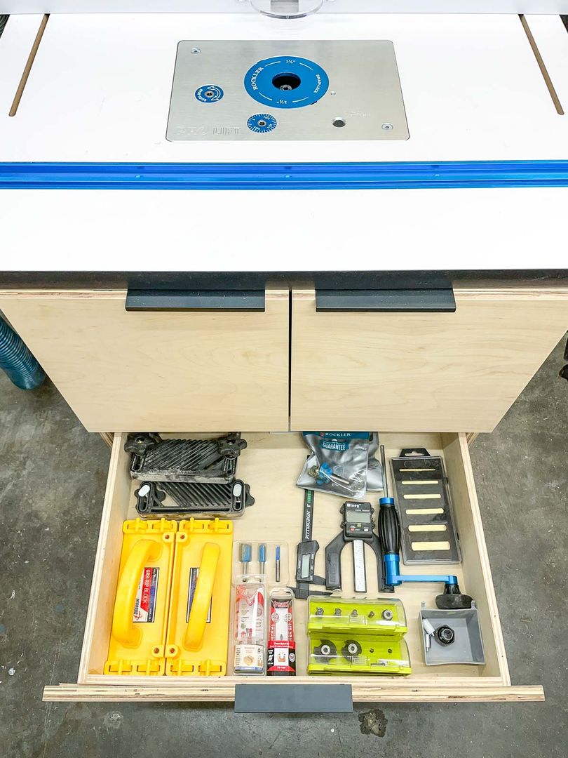 The Handyman's - This DIY router table has a ton of storage, and fits ...