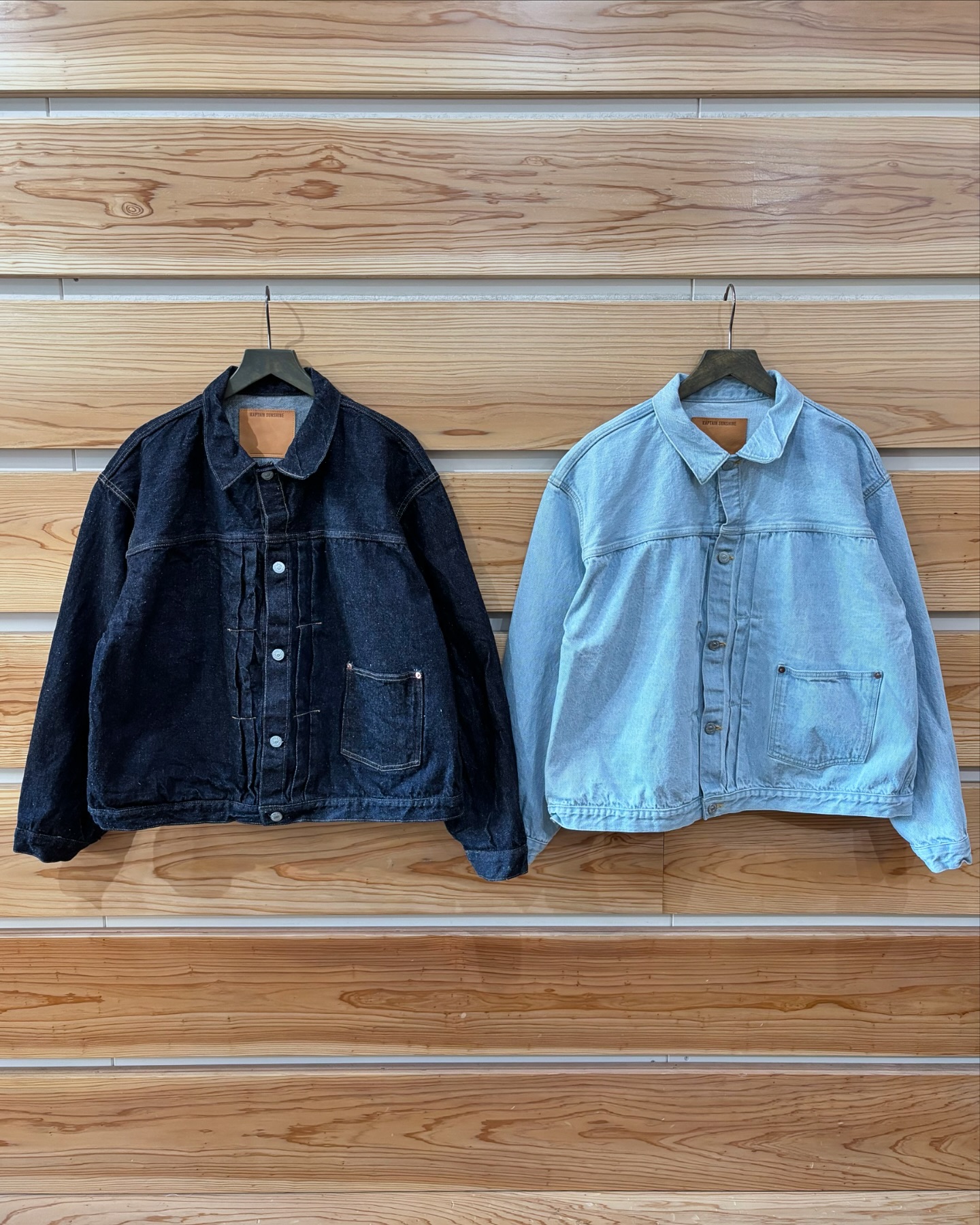 Kaptain Sunshine『Denim Tracker 1P Jacket』(INDIGO ONE WASH 