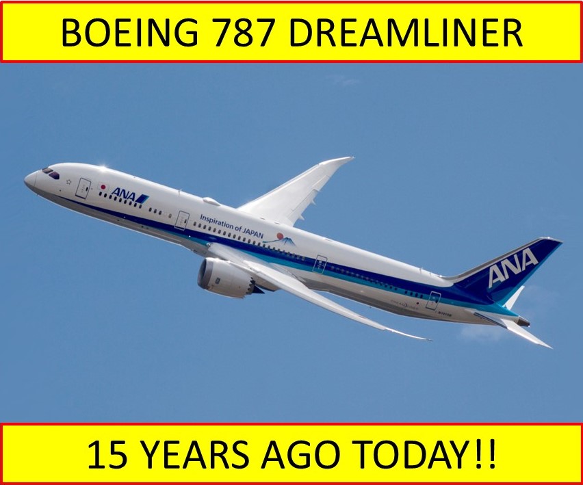 Boeing 787-9 Dreamliner's first flight anniversary