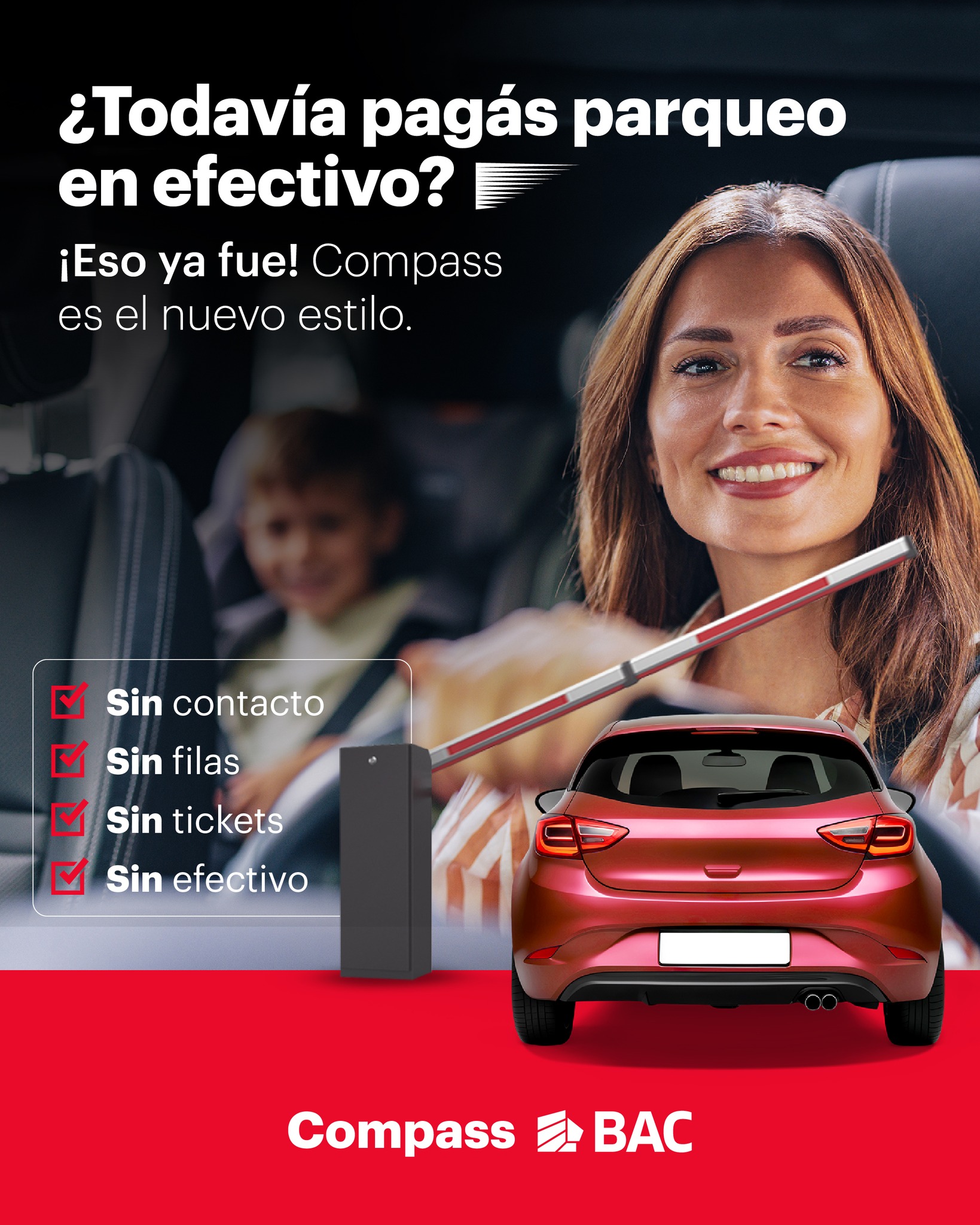 BAC Credomatic - ¿Apurado?☺️ Olvídate de buscar el ticket... | Facebook