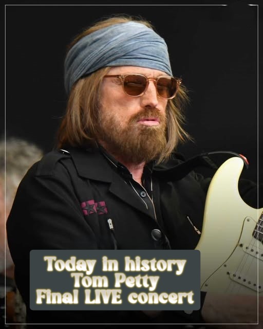 Top - In 2017, on this day, Tom Petty took the stage for the final time ...