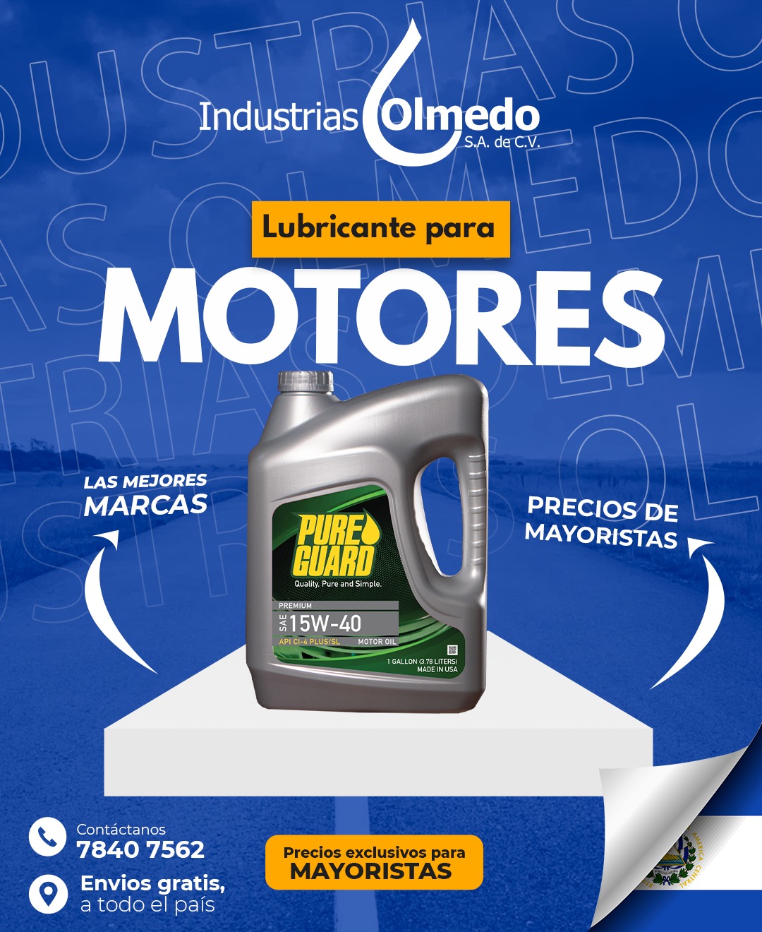 Industrias - ⚙️ ¡Poder que protege! El lubricante Pure Guard 15W40 es ...