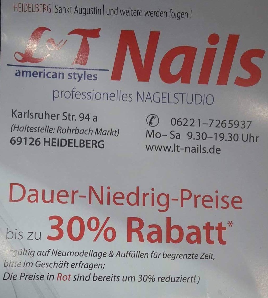 L&T Nails American Styles | Heidelberg