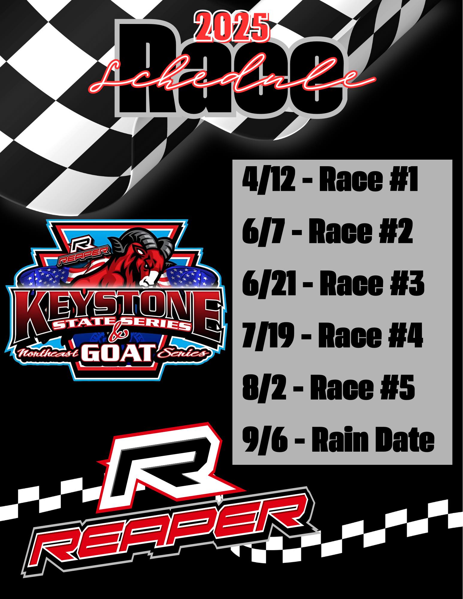2025 KSS Race Schedule - Keystone State Series | Facebook