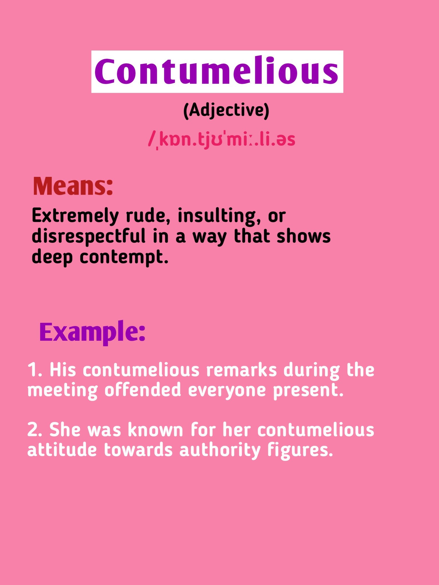 English Vocabulary | Word of the day of the day 