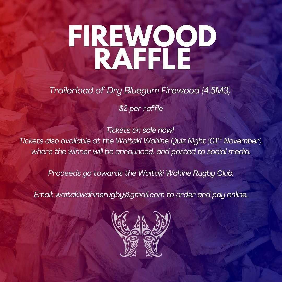 Waitaki Voice - An upcoming Quiz Night and firewood... | Facebook