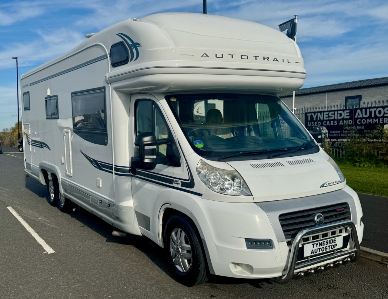 Tyneside - 2008 FIAT DUCATO AUTOTRAIL CHIEFTAIN SE 6 BERTH MOTORHOME ...