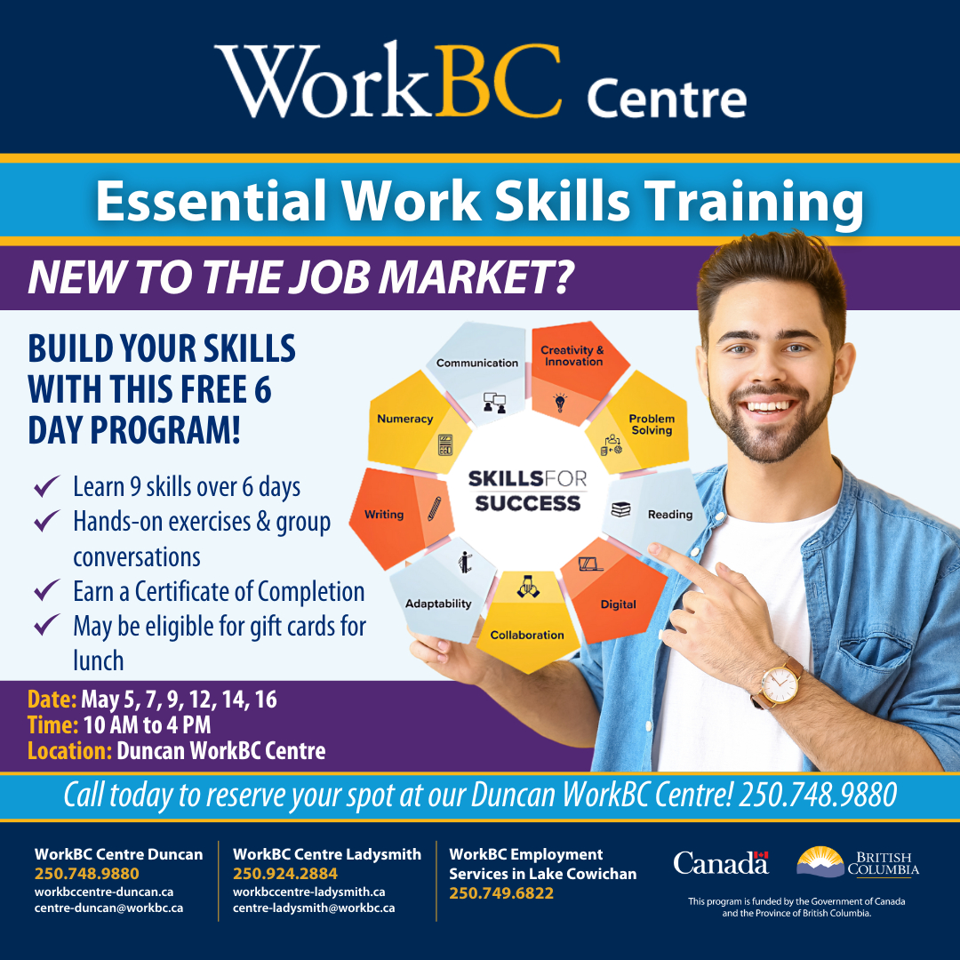 WorkBC Cowichan Valley | Duncan BC