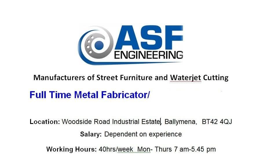 ASF Engineering & Waterjet Cutting | Ballymena