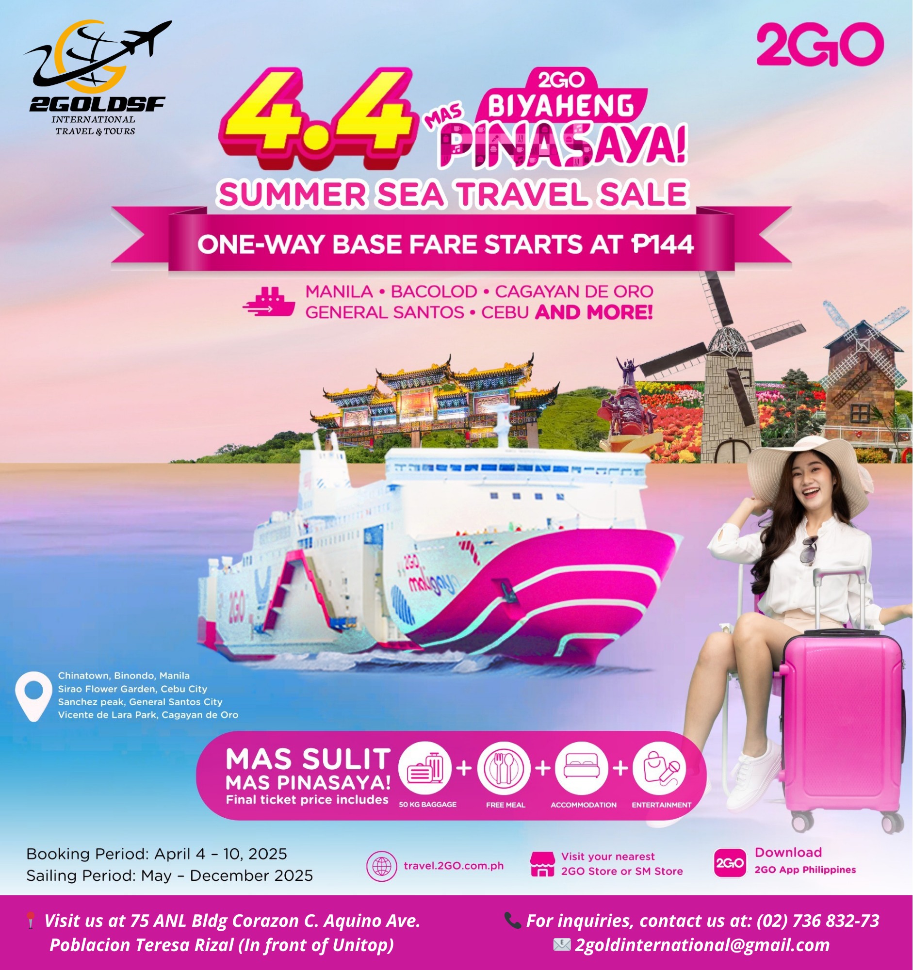 2goldsf - 🚢🏝𝟰.𝟰 𝗦𝘂𝗺𝗺𝗲𝗿 𝗦𝗲𝗮 𝗧𝗿𝗮𝘃𝗲𝗹 𝗦𝗮𝗹𝗲 𝗶𝘀 𝗵𝗲𝗿𝗲! 🔥🌤 Sail to your next ...